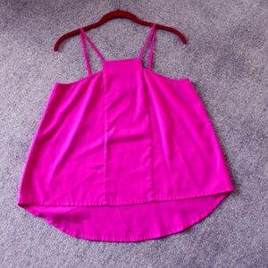 pink spaghetti strap top